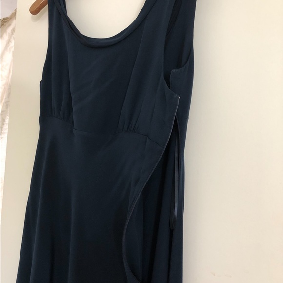 Jcrew Silk Dark Navy Dress - Picture 8 of 8